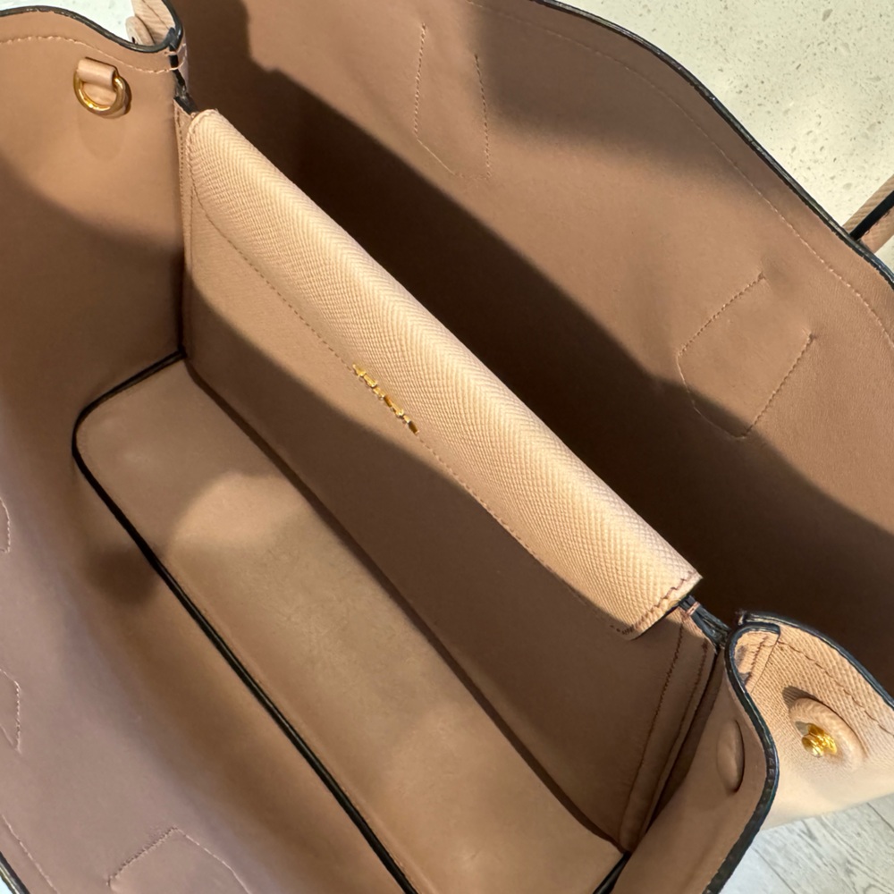 PRADA Large Saffiano Leather Double Bag - Picture 9 of 10